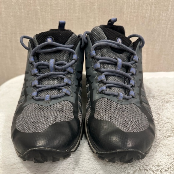 Women’s Merrell siren Edge Q2 hiking sneaker grey/blue J41316 size 8 - Picture 1 of 6